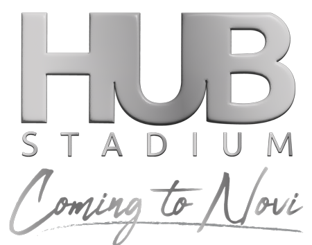 The Hub Stadium & Restaurant, Novi logo